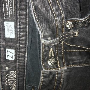 MISS ME Women’s Skinny Jeans Size 27 Black